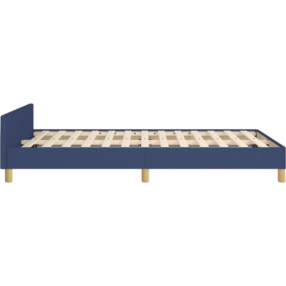 Thumbnail - VidaXL, Bett, Bettgestell mit Kopfteil Stoff (120 x 190 cm)