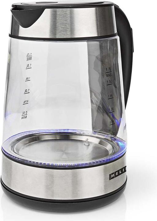 Image du produit Melissa Digitaler Wasserkocher | 1,7 l | 2200 W | Glas | 50/70/80/90/100 °C Voreinstellungen | 360° (1.70 l)