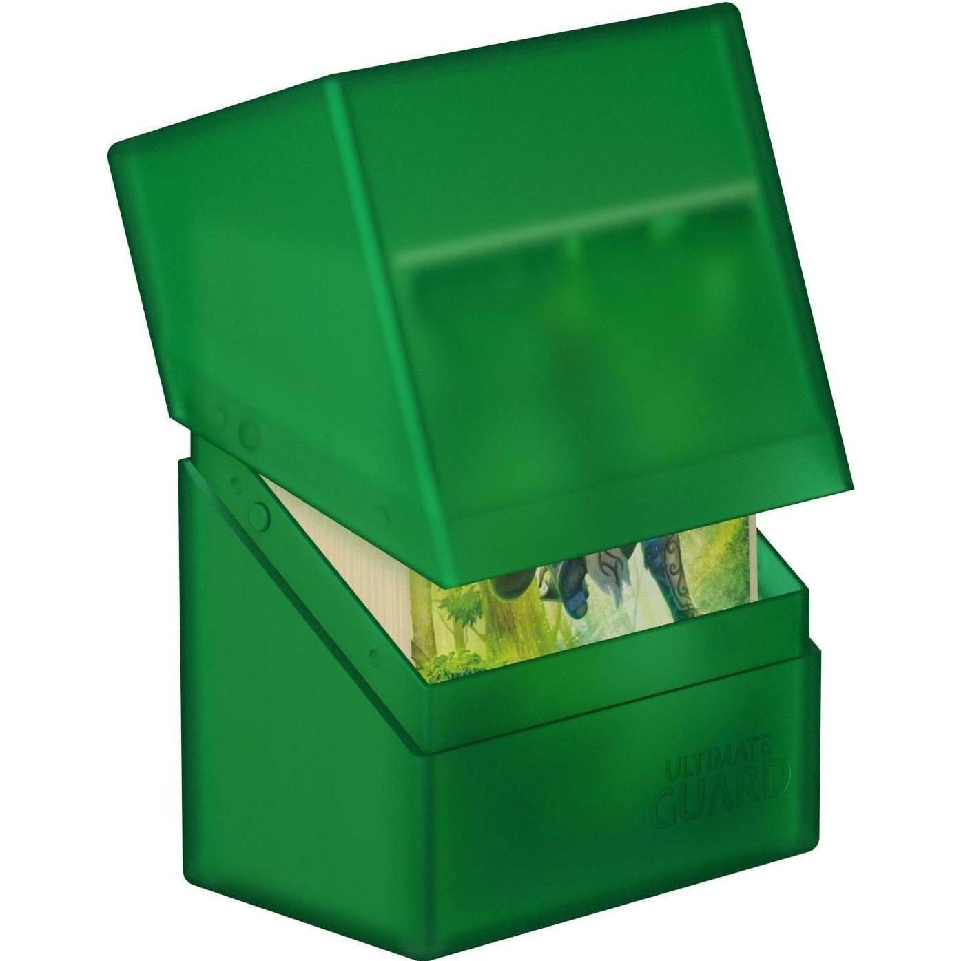 Ultimate Guard Kartenbox Boulder Deck Case Standardgrösse 60+ Emerald