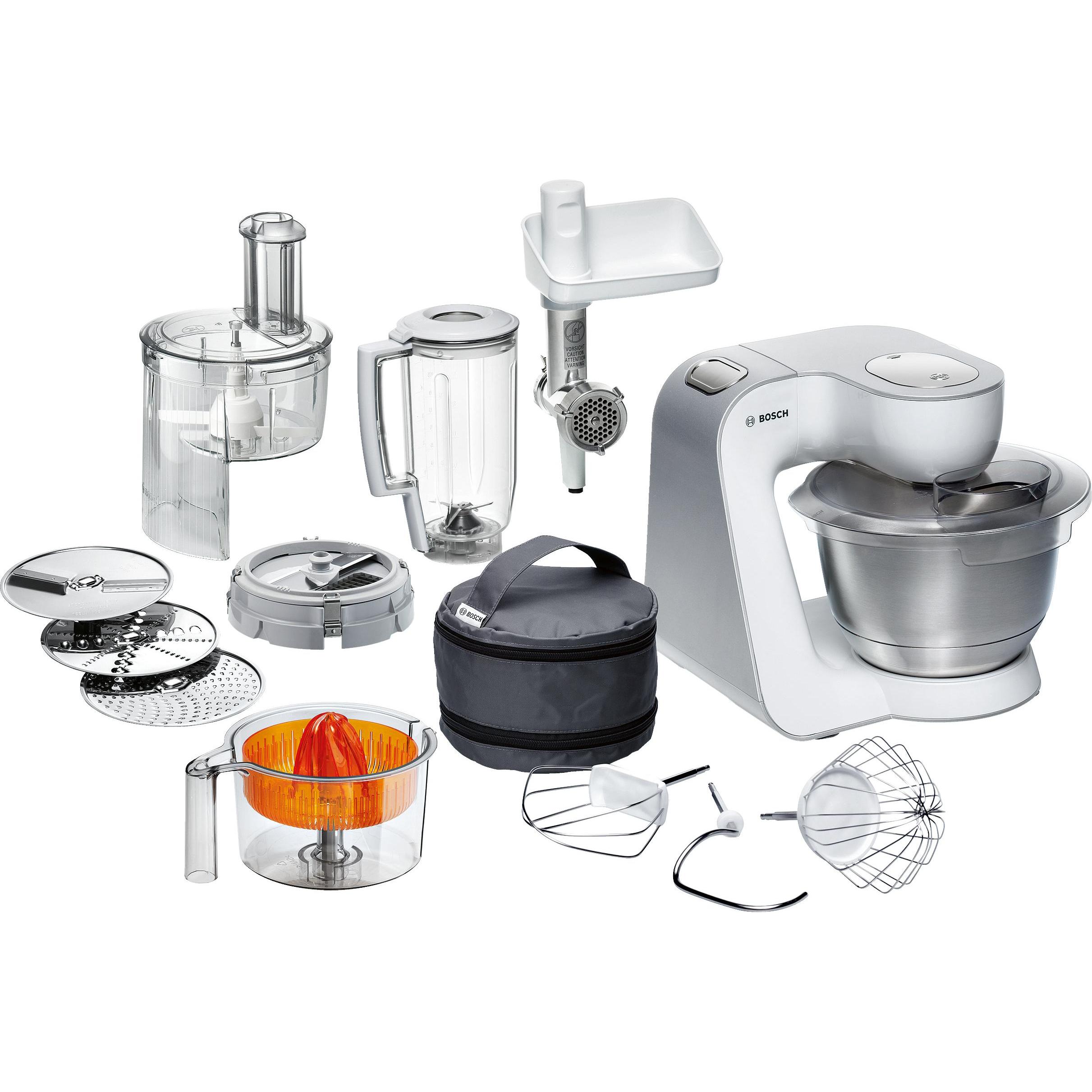 Bosch Hausgeräte Serie 4 MUM54251, Küchenmaschine, Weiss, Silber