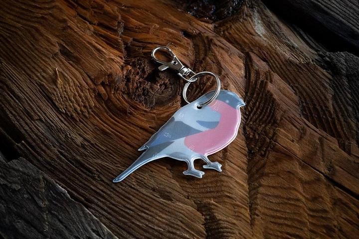 Actual product image Softreflector Pendant reflector bird - chaffinch
