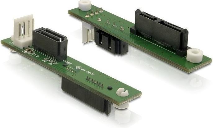 Produktbild Delock SATA Slim 13pin -> SATA 7pin (4 pin PWM, SATA)