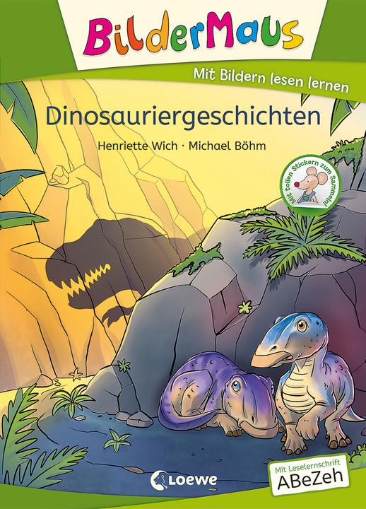 Produktbild Bildermaus - Dinosauriergeschichten (Deutsch, Michael Böhm, Loewe Erstlesebücher, Henriette Wich, 2022)