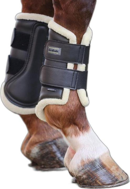 Actual product image Kavalkade Faux fur horse gaiters