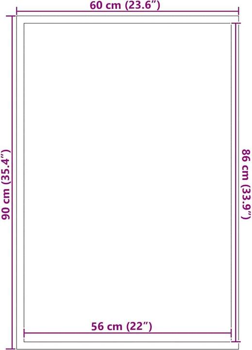 Immagine prodotto vidaXL Matte für drinnen (60 x 90 cm)