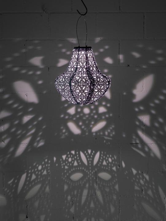 Produktbild Cocon Lampion LED Solar Vase, Violett (0.40 m)
