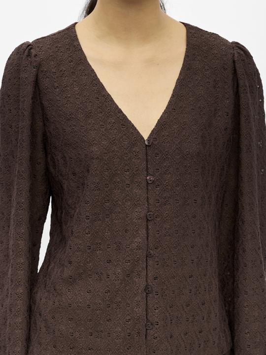 Image du produit Object V-Ausschnitt Puffärmel Bluse (M)