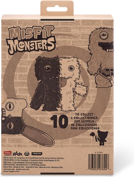 Actual product image Fuggler - Misfit Monster 9 S1 - Wide Eyed Boogah (15726A) (23 cm)