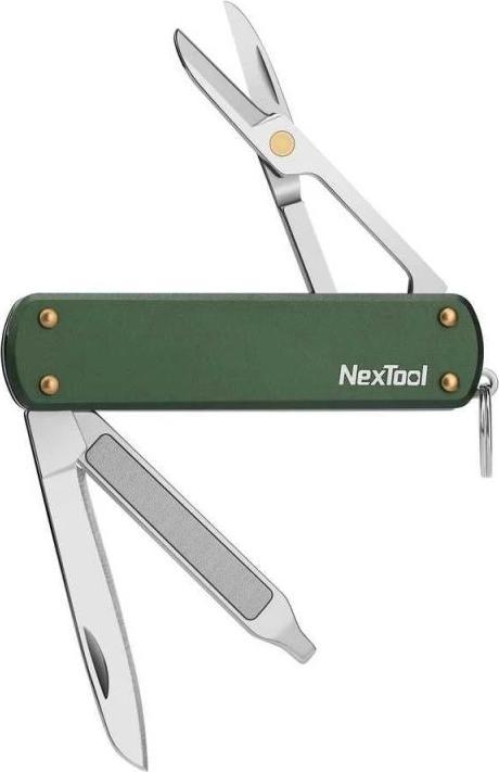 NexTool Nóż wielofunkcyjny Mini Pocket Knife NE0143 4w1 zielony (4 Fonctions)
