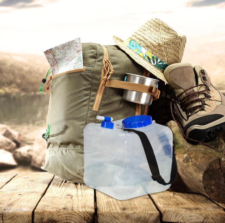 Image du produit Relaxdays Bidon pliable de 15 litres, lot de 2