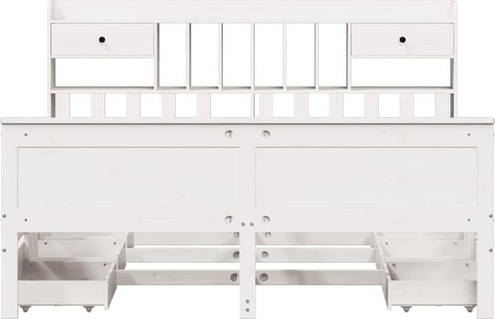 Produktbild vidaXL Bett mit Regal (180 x 200 cm)