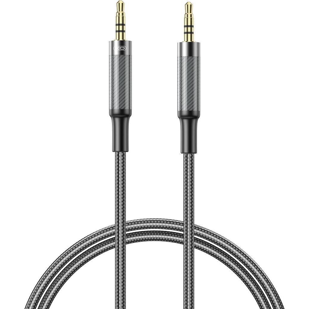xO Kabel Audio NB-R279C Klinke 3,5mm - Klinke 3,5mm 1,0m schwarz (1 m, 3.5mm Klinke (AUX)), Audio Kabel