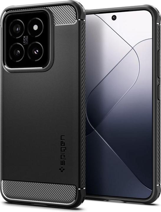 Spigen Rugged Armor Xiaomi 14 czarny/nero opaco ACS07422 (Xiaomi 14)
