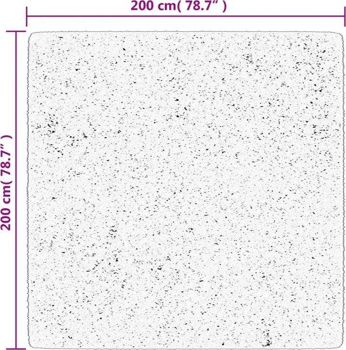Produktbild vidaXL Teppich (200 x 200 cm)