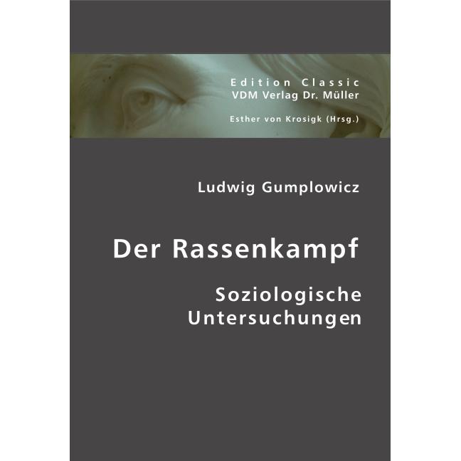 Thumbnail - Der Rassenkampf, Fachbücher von Ludwig Gumplowicz