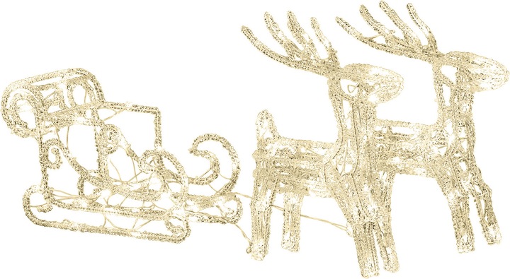 Immagine prodotto Konstsmide Set di slitte per renne