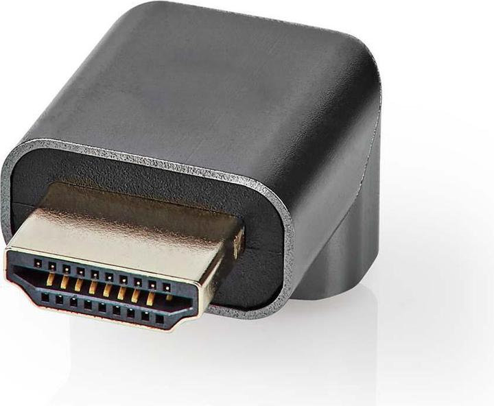 Produktbild Nedis HDMIT Adapter HDMIT Connector / HDMIT Male HDMIT Female / HDMIT Output Gold Plated Angled 90° (HDMI)