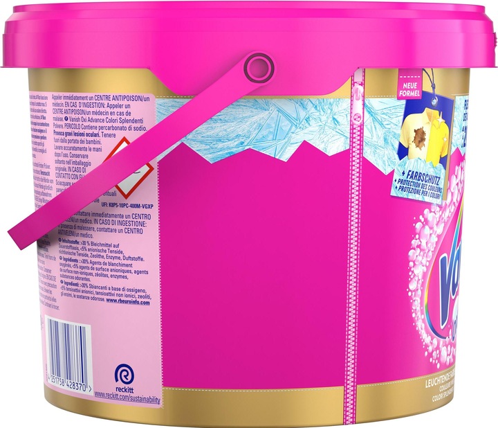 Image du produit Vanish Oxi Advance Or (75 Cycles de lavage, Poudre)