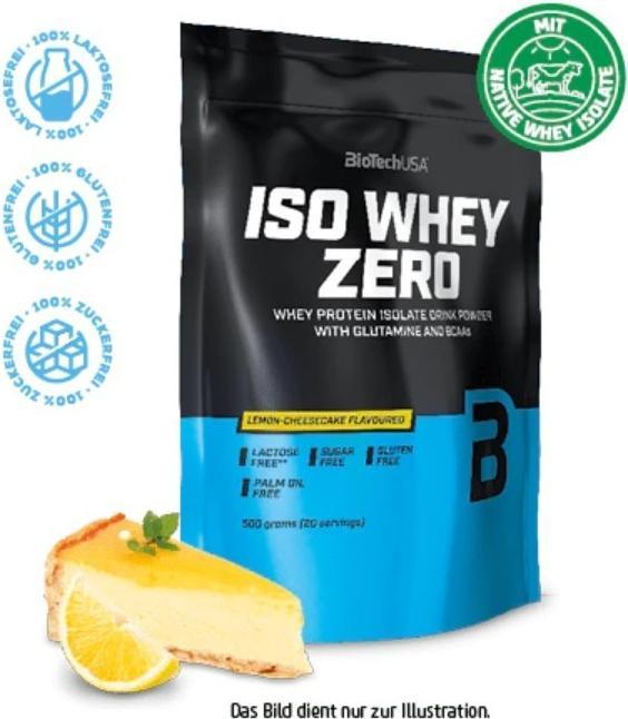Produktbild Biotech USA Iso Whey Zero (Lemon Cheese Cake, 1 Stk., 500 g)