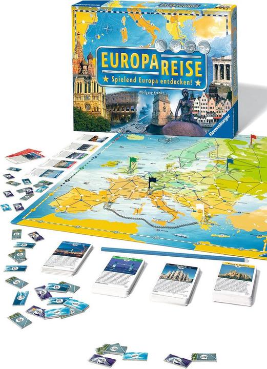 Produktbild Ravensburger Europareise (Deutsch, 2 - 6 Spieler)