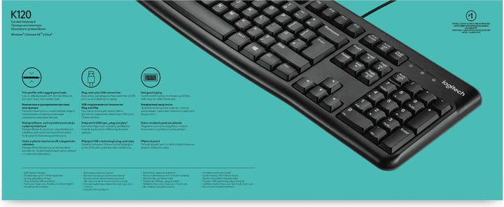 Actual product image Logitech Keyboard K120 for Business (FR, Cable)