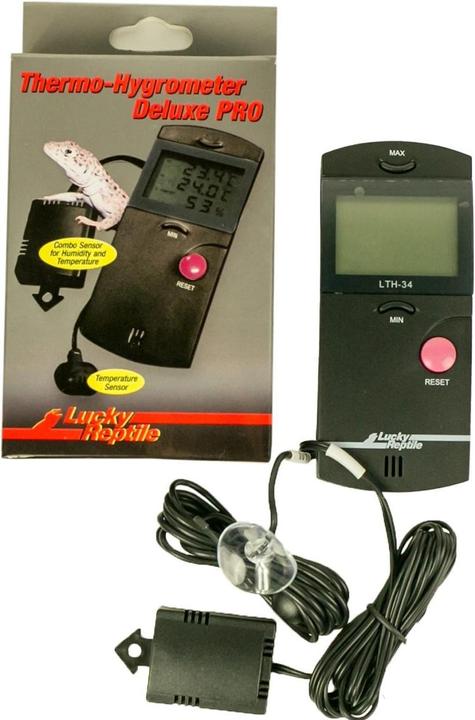 Actual product image Lucky Reptile Thermo-Hygrometer Deluxe PRO
