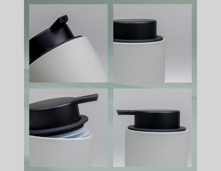 Productafbeelding Kela Zeepdispenser Sana 300 ml, lichtgrijs/zwart