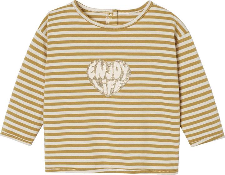 Image du produit Vertbaudet T-shirt bébé à rayures en forme de coeur (92)