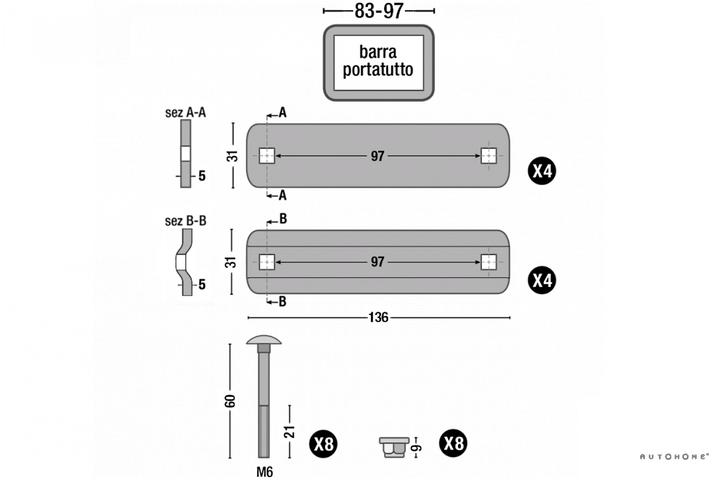 Produktbild Autohome Befestigung Standard / Lang / X-Lang / XX-Lang