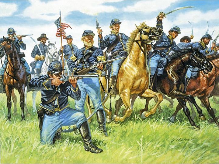 Actual product image Italeri Union Cavalry 1863