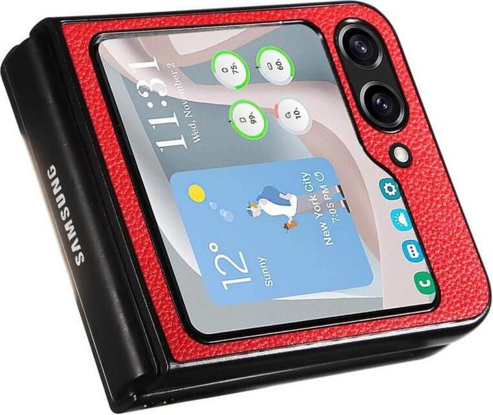 Immagine prodotto Cover-Discount Galaxy Z Flip5 - Cover protettiva ibrida rossa (Samsung Galaxy Z Flip5)