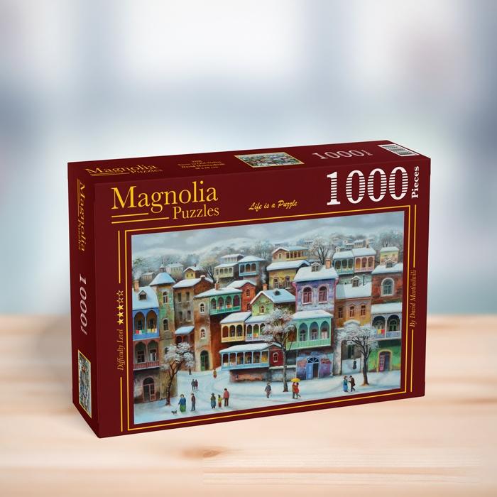 Image du produit Magnolia Puzzle 1000 pieces Snow in Old Tbilisi (1000 pièces)