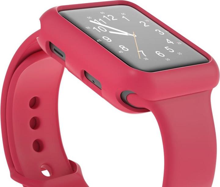 Produktbild Cover-Discount Apple Watch 42mm - Gummi Schutz Case rot