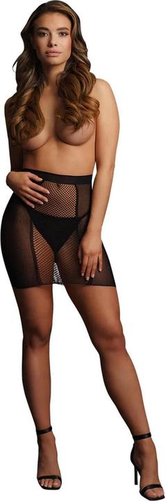Produktbild Le Désir Netzrock mit hoher Taille schwarz (One Size)