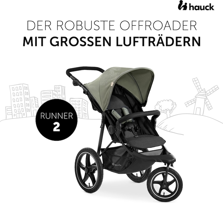 Produktbild Hauck Runner 2 Mickey Mouse Olive
