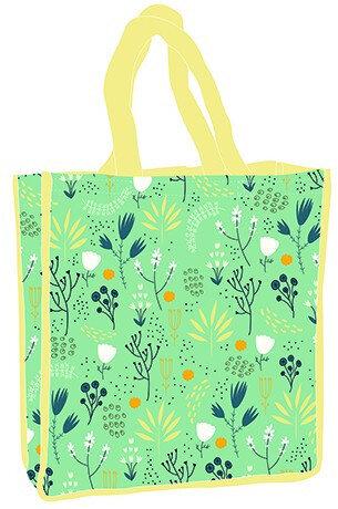 Produktbild Procos Blumengrüne Einkaufstasche 34 cm