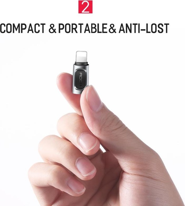 Produktbild Rock USB-C zu Lightning Adapter (USB Typ C, Lightning)