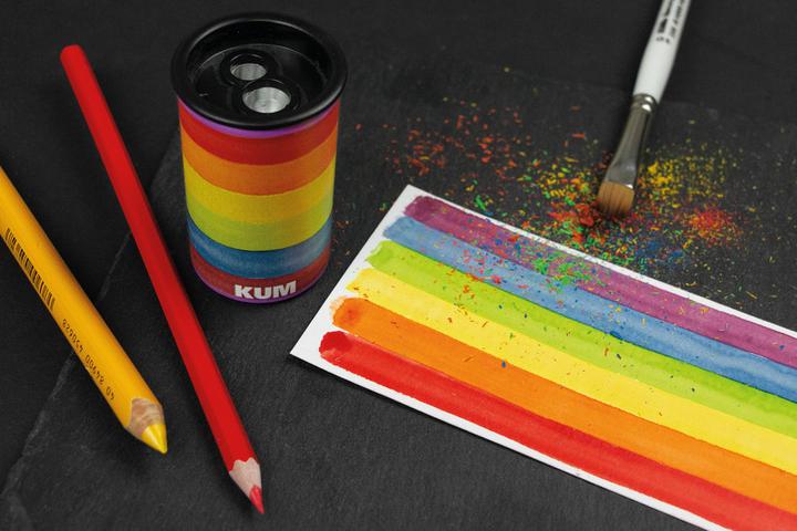 Image du produit Kum Taille-crayons KM2 Rainbow