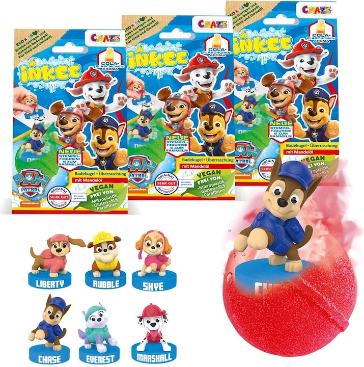 Actual product image Craze Paw Patrol surprise bathing ball (Bath bombs)