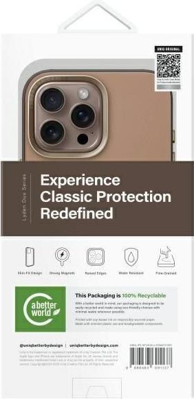 Actual product image Uniq Lyden DS iPhone 16 Pro Max 6.9" Magclick Charging case brown-gray/flint grey (Apple iPhone 16 Pro Max)