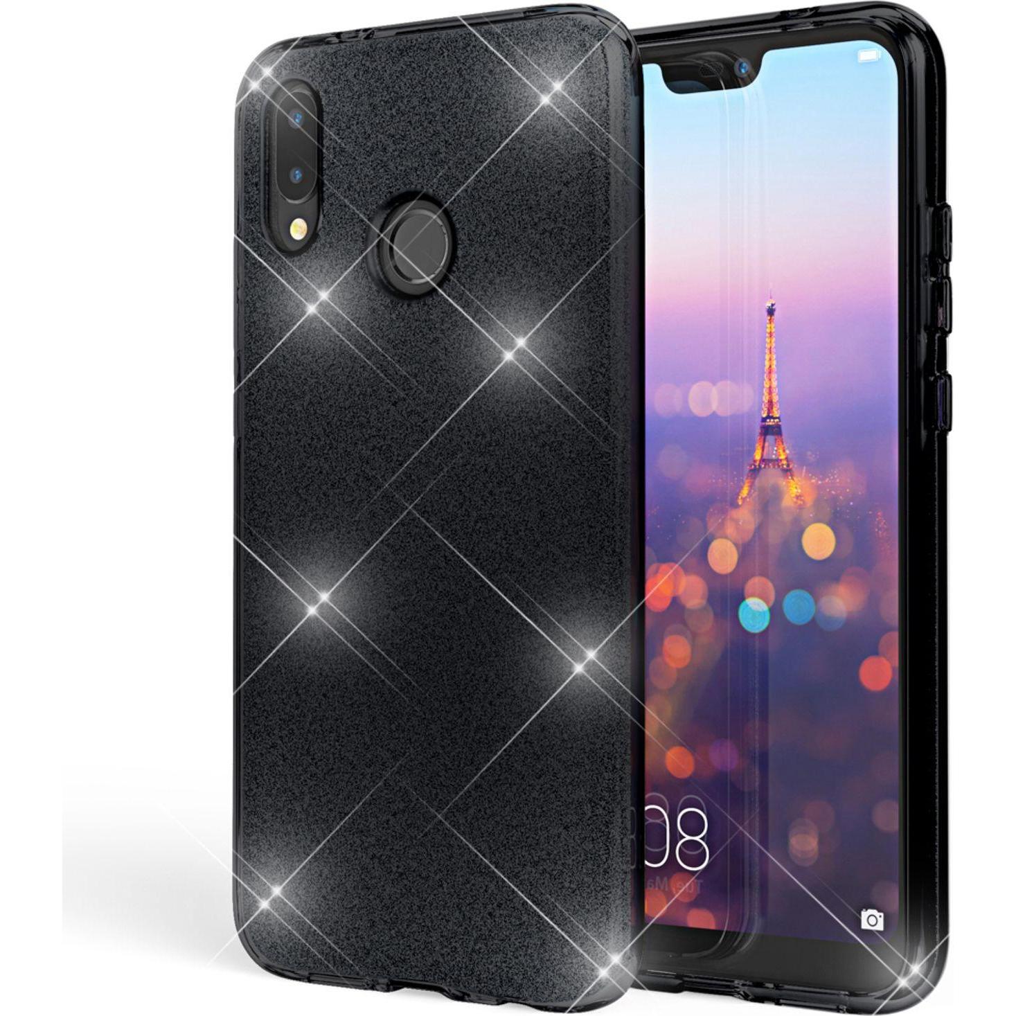 Nalia Handyhülle (Huawei P20 Lite), Smartphone Hülle, Schwarz