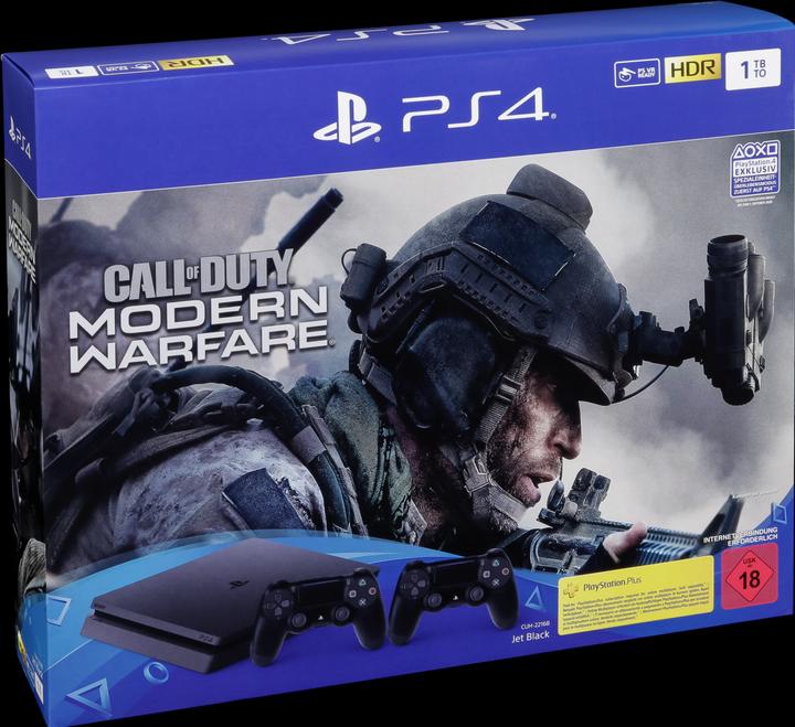 Produktbild Sony Playstation 4 Slim 1TB Call of Duty + 2. Contr. USK 18