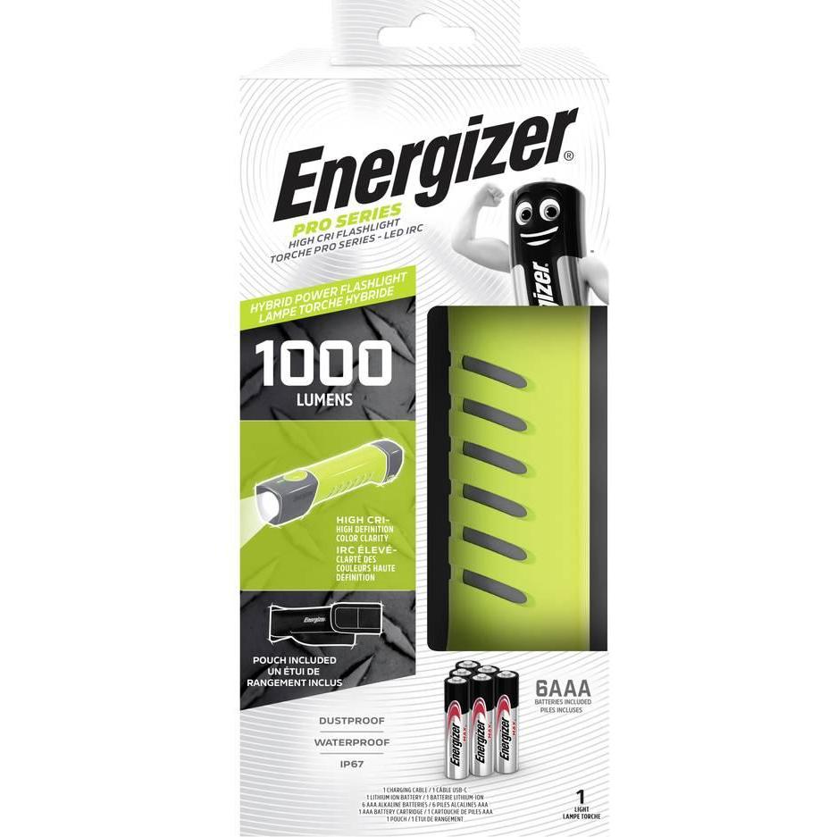 Thumbnail - Energizer, Taschenlampe, PRO Series High CRI medium LED Taschenlampe batteriebetrieben 600 lm (19.40 cm, 1000 lm)