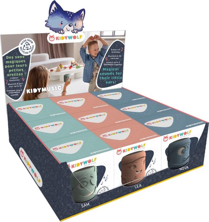 Kidywolf Display Bluetooth Lautsprecher ass
