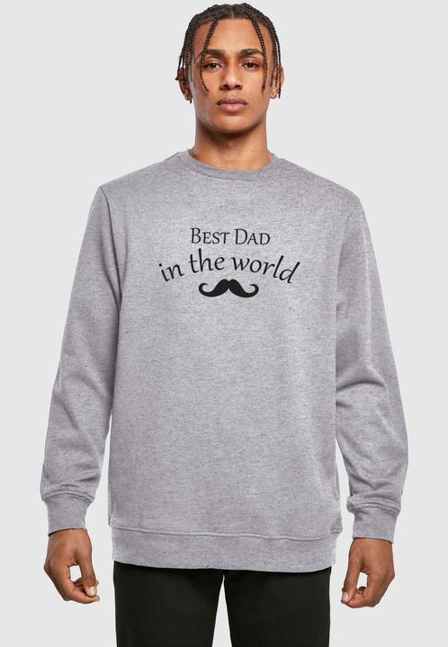 Produktbild Merchcode Fathers Day - Best dad in the world 2 Basic Crewneck - 115083 (L)