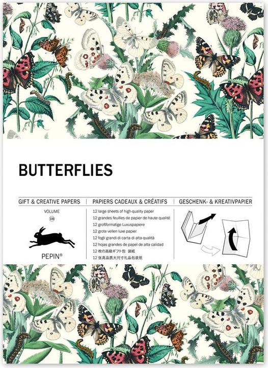 Produktbild Gift & Creative Paper BUTTERFLIES (1x)