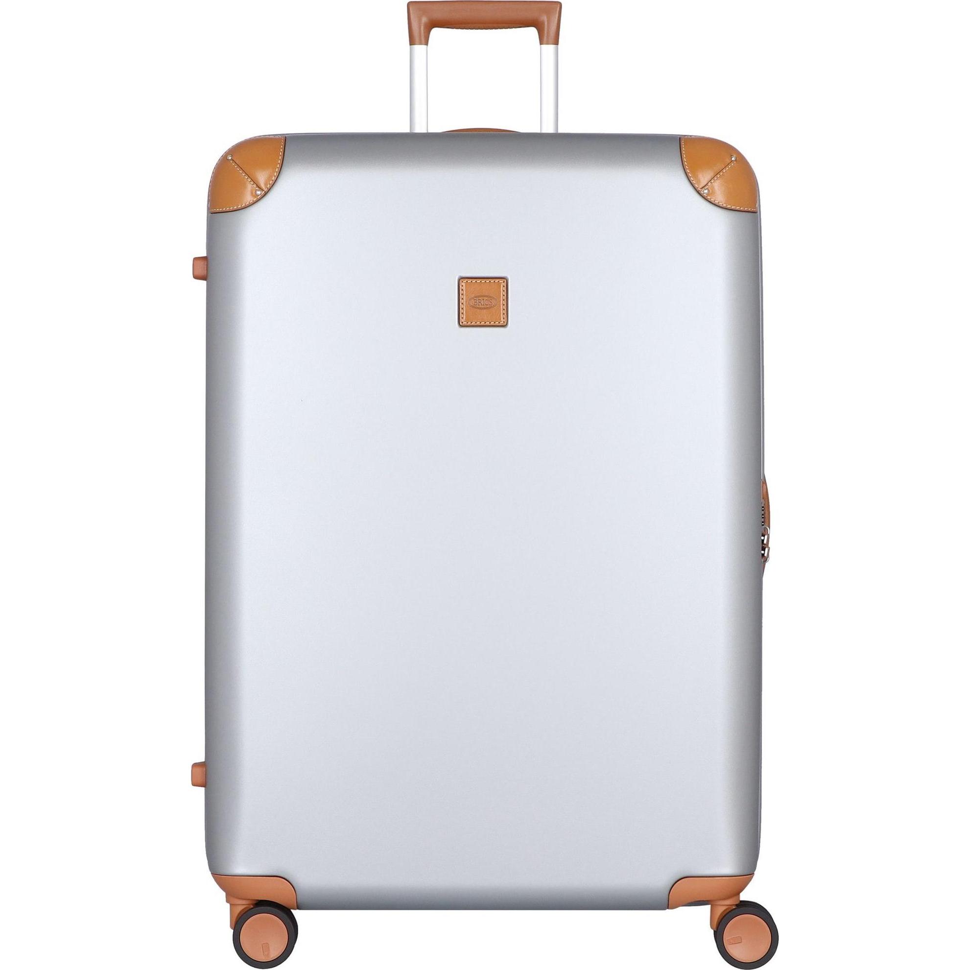Brics, Koffer, Amalfi 4-Rollen Trolley 82 cm, Silber, (124 l, XL (ab 115l))
