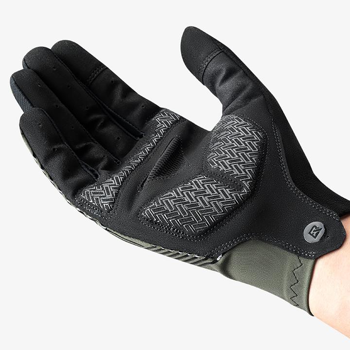 Produktbild Rockbros cycling gloves spring/summer/autumn, full, size: XL - green (XL)