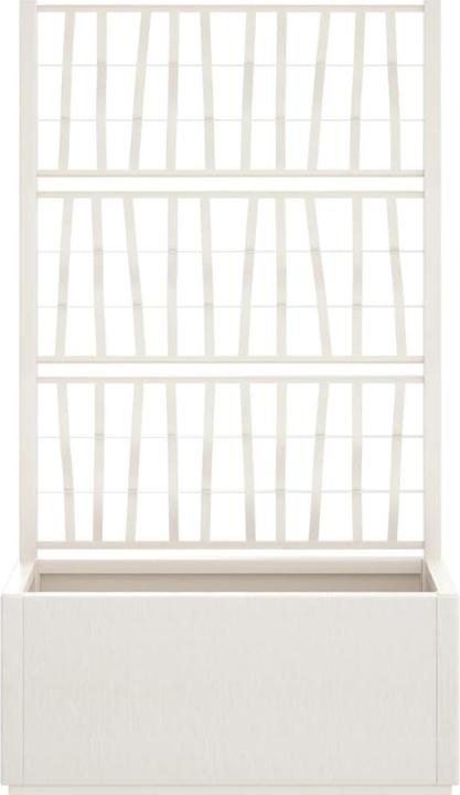 Image du produit vidaXL Pflanzkübel mit Rankgitter PP