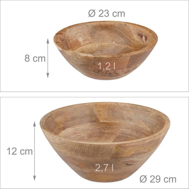 Image du produit Relaxdays 2x saladiers (2.70 l, 1 x)